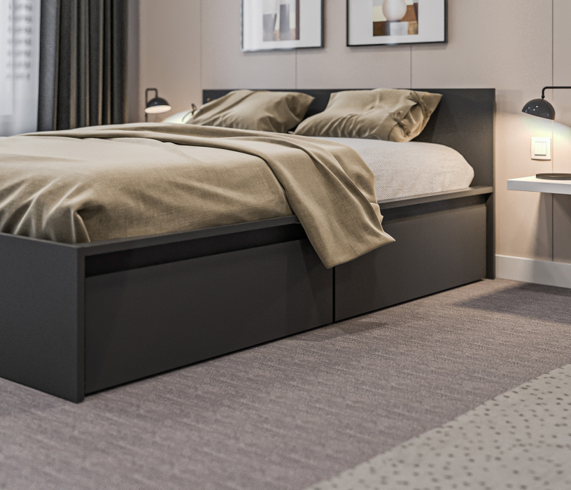 Кровати 160 см, Ящик выкатной Леон СБ-3370