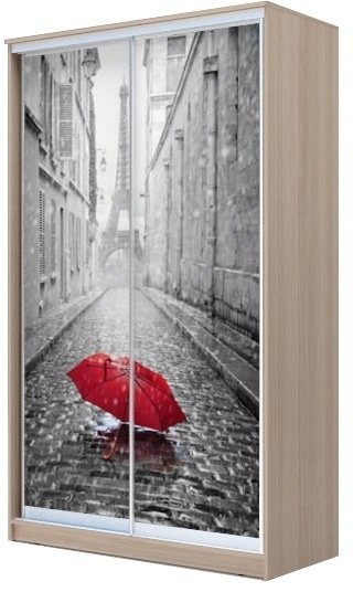 Шкафы-купе, Хит-23-17-77 Шкаф-купе 2-х дверный, фотопечать (2300х1682х620) Париж