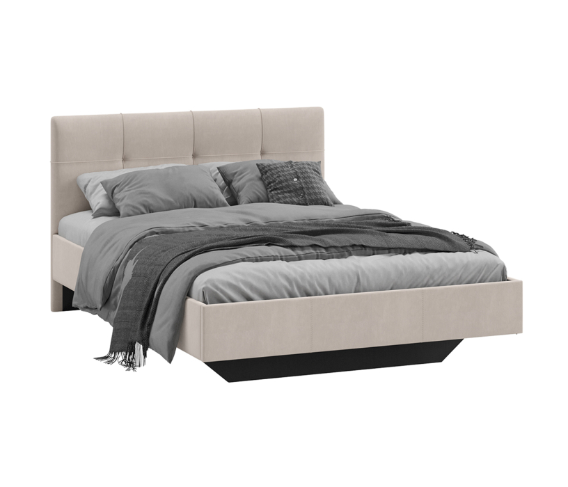 Кровати 140х200, Кровать Элис 1400 велюр