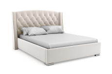 Двуспальные, Кровать Баунти Люкс 1800 с ламелями, велюр