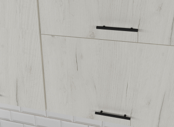 Кухонный гарнитур Сиена лайт 1,2 м Дуб грей/Бетон темный ЛДСП