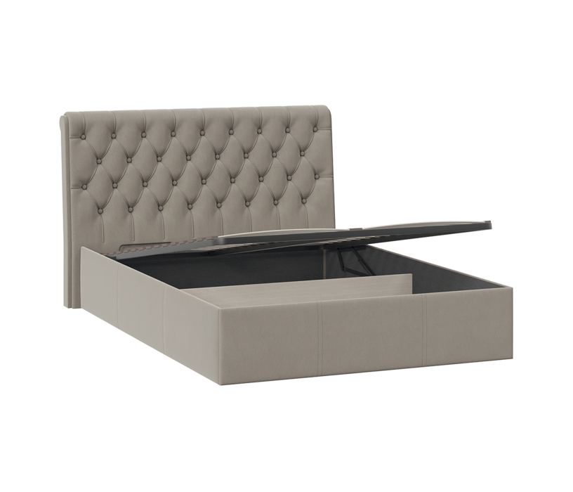 Кровати 140х200, Кровать Скарлет с ПМ 1400 велюр