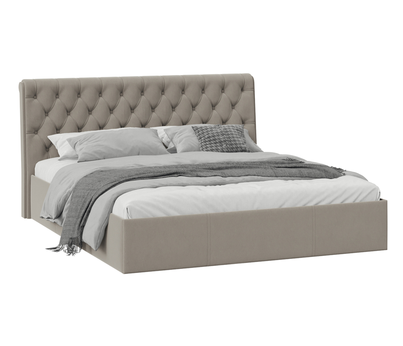 Кровати 180х200, Кровать Скарлет 1800 велюр