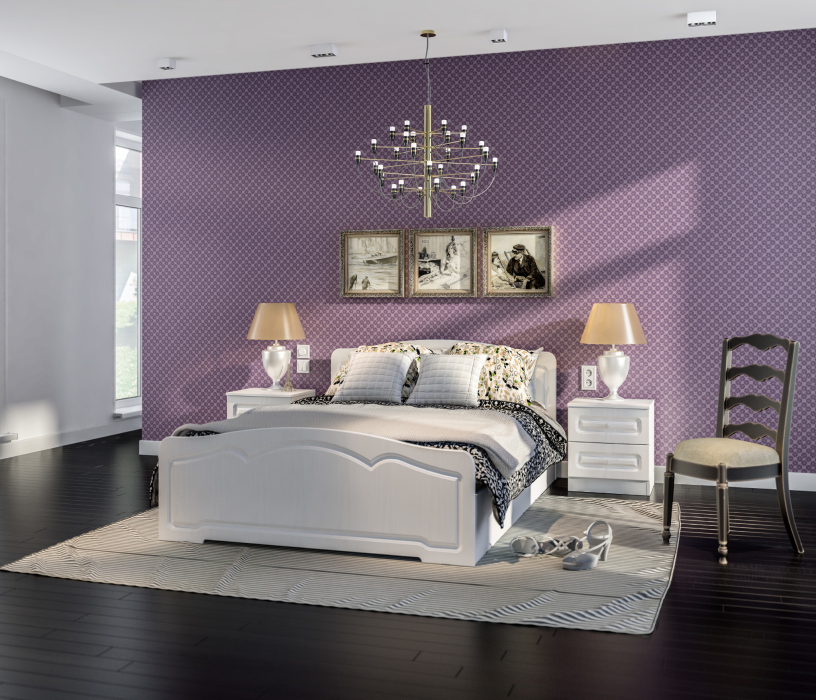 Спальные гарнитуры, Амалия Спальня (кровать,тумбы)