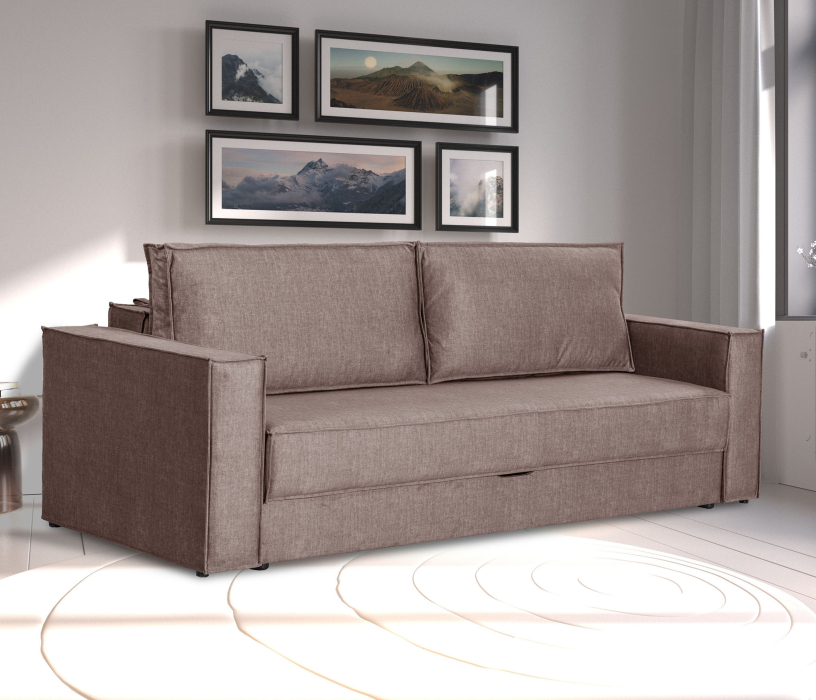 Диваны кровати прямые, Диван прямой Эдельвейс (БД)