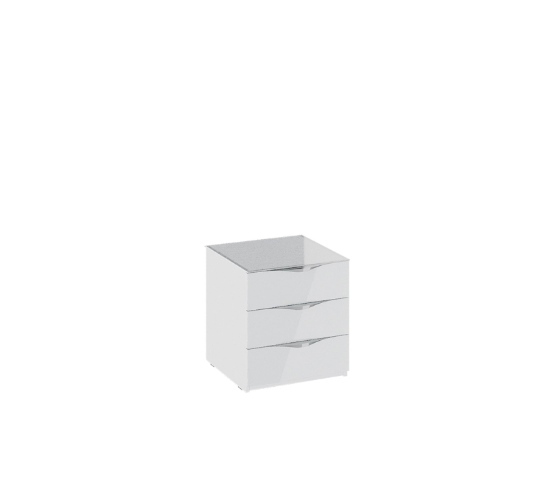 Прикроватные тумбы, Тумба с 3 ящиками Глосс