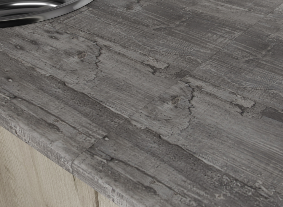 Кухонные гарнитуры, Кухонный гарнитур Паола прайм 1,2 х 1,4 м Дуб грей/Дуб Браун ЛДСП