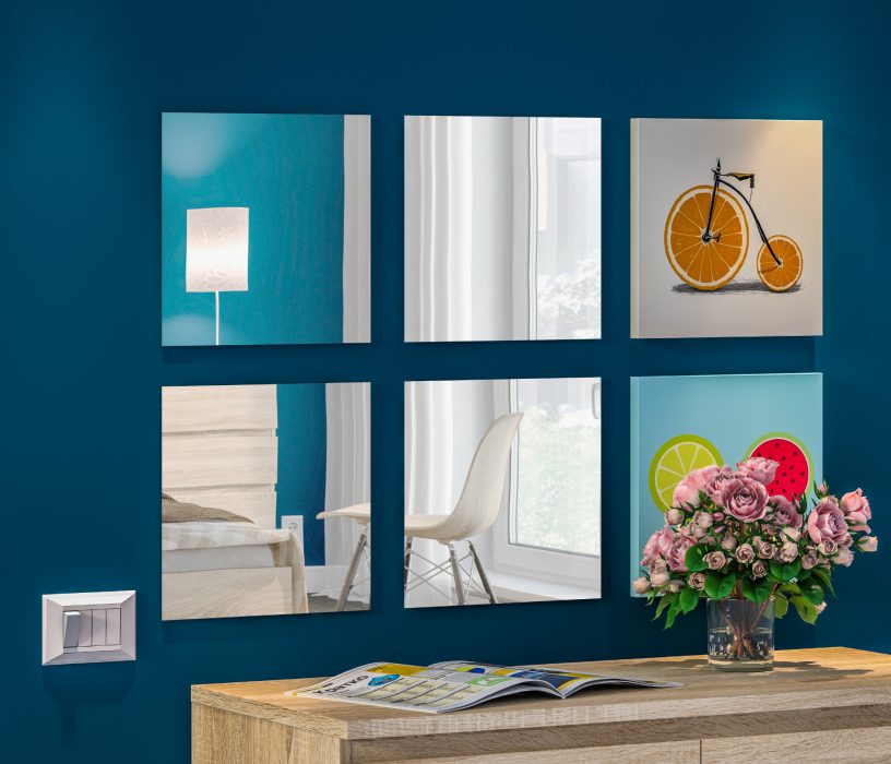 Зеркала в спальню, Гала СБ-2579 Зеркало 300*300 (к-т из 4-х шт)