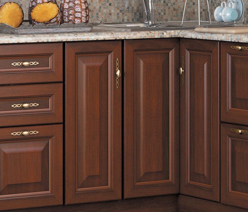 Лидеры продаж модульных кухонь, Кухонный гарнитур Регина (Вишня)