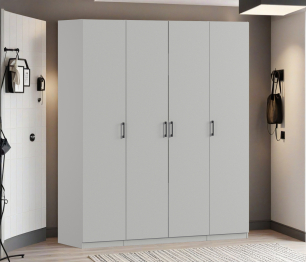 Шкаф четырехдверный Макс 2000 мм, вариант №3 (ЛДСП)