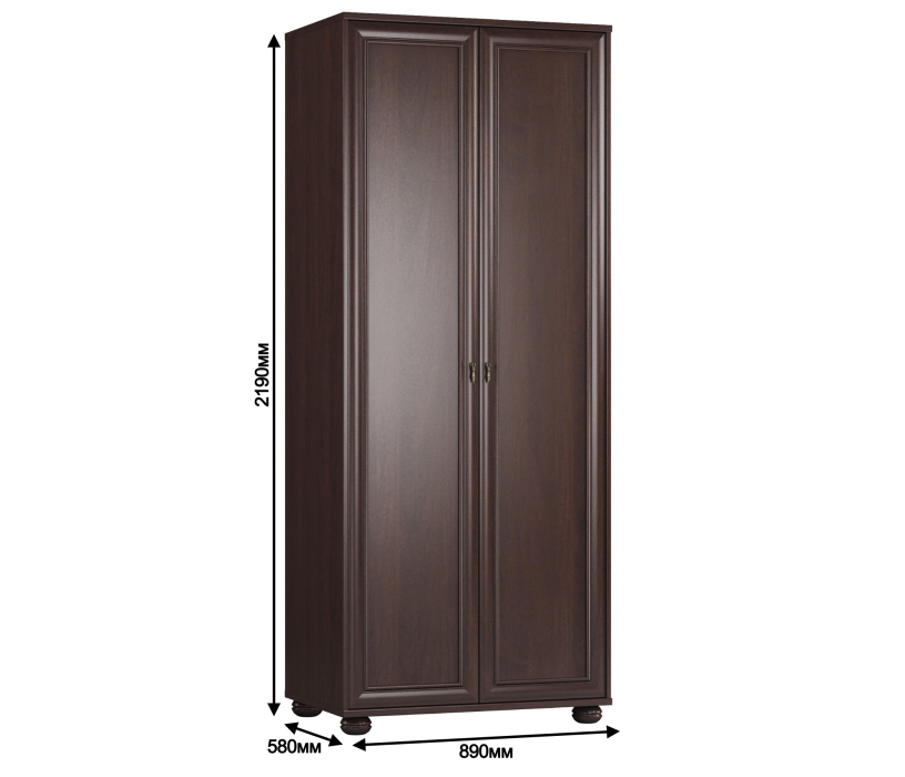 Для одежды, Шкаф 2-х дверный Верди СБ-1438