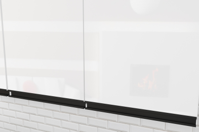 Кухонный гарнитур Лотос медиум 2 1,4 м Белый глянец ЛДСП