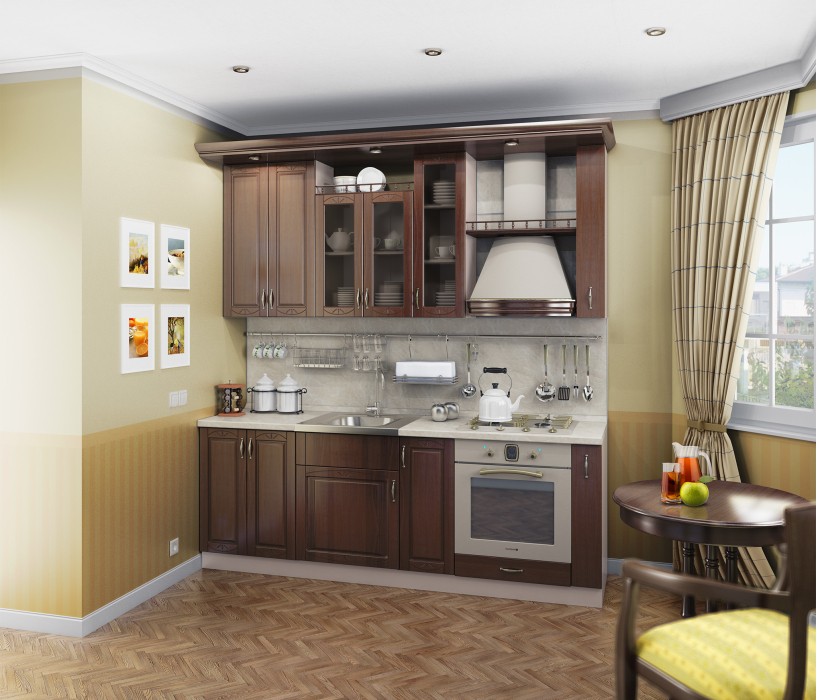 Лидеры продаж модульных кухонь, Регина с карнизом 2250