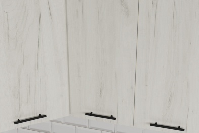 Кухонный гарнитур Сиена оптима 1,8 х 2,4 м Дуб грей/Бетон темный ЛДСП