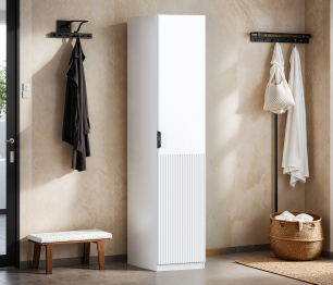 Шкаф однодверный Макс 500 мм, вариант №2 (ЛДСП/МДФ)