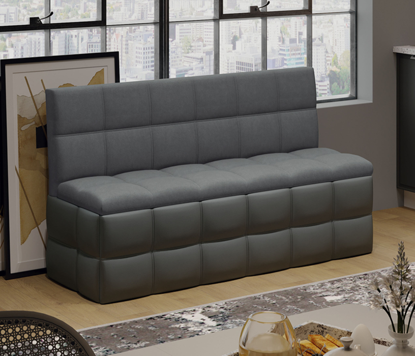 Диваны прямые кухонные, Скамья прямая Домино исп.2 Кожзам