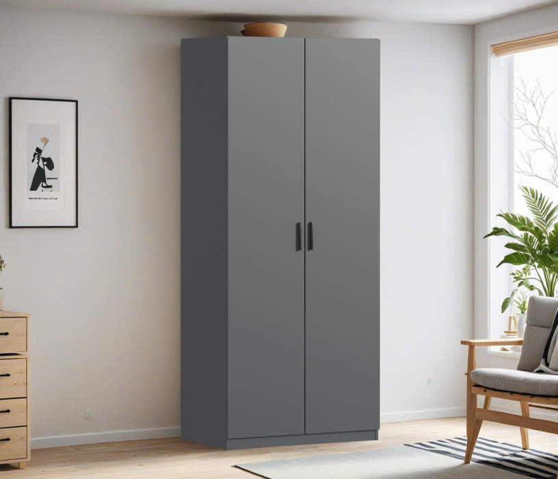 В спальню, Шкаф двухдверный Макс 1000 мм, вариант №5 (ЛДСП)