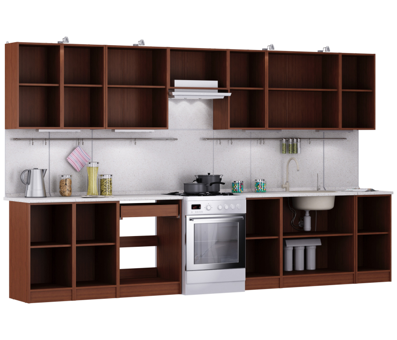 Кухонные гарнитуры, Кухня Квадро Ангелина 360 см.