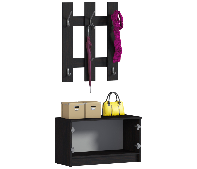 Прихожие, Прихожая Терра (Лофт) СБ-2555 венге