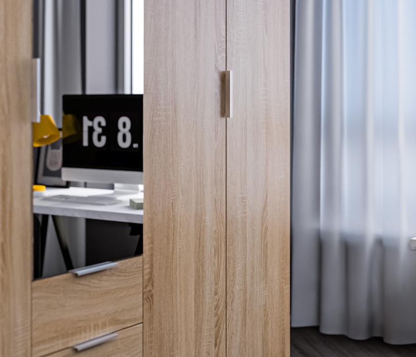 Для одежды, Николь СБ-2594/1 Шкаф 5-ти дверный