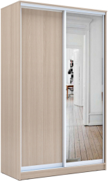 Хит-23-14-15 Шкаф-купе 2-х дверный с зеркалом (2300х1362х620)
