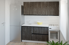 Кухонные гарнитуры, Кухонный гарнитур Ноктюрн макси 1,8 м Бетон темный ЛДСП