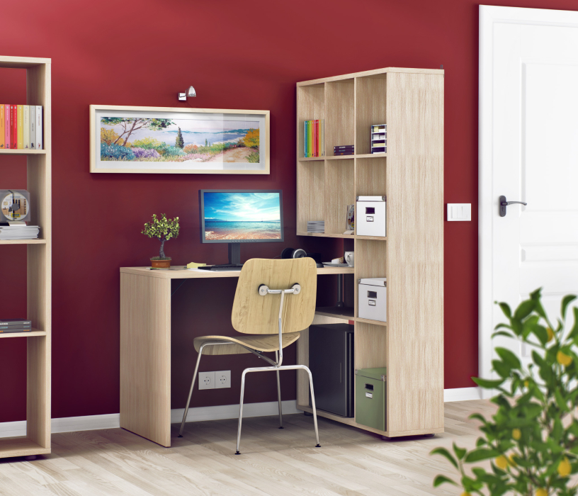 Письменные столы, Стеллаж со столом Техно СБ-2303