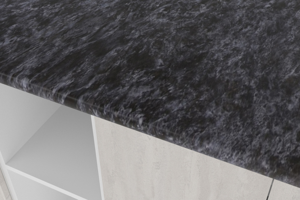 Кухонные гарнитуры, Кухонный гарнитур Сюита нормал 1,5 м Бетон светлый ЛДСП