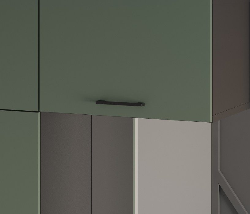 Прихожие, Прихожая Тренд с рейками Диамант серый/Белла Камыш