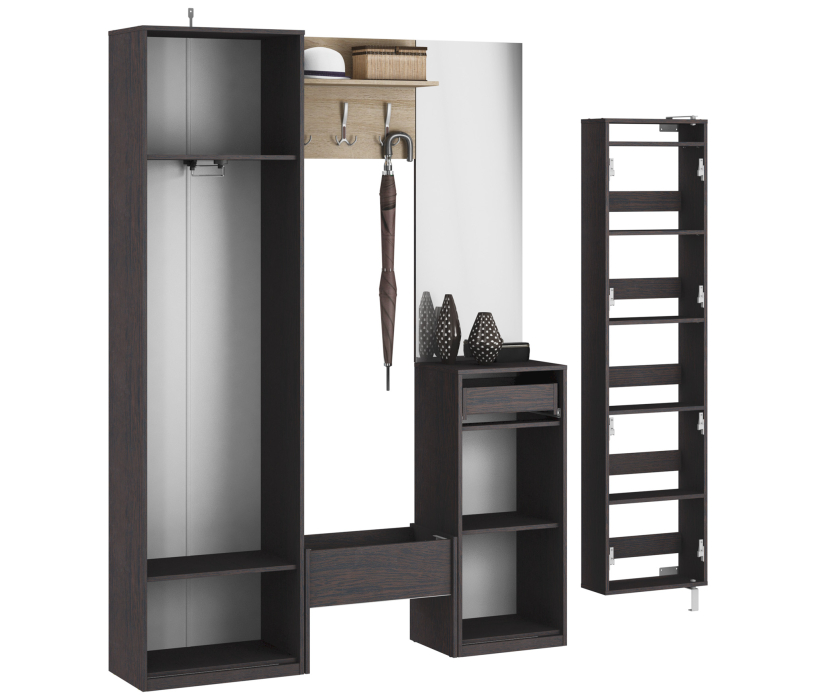 Прихожие, Афина набор с обувницей поворотной