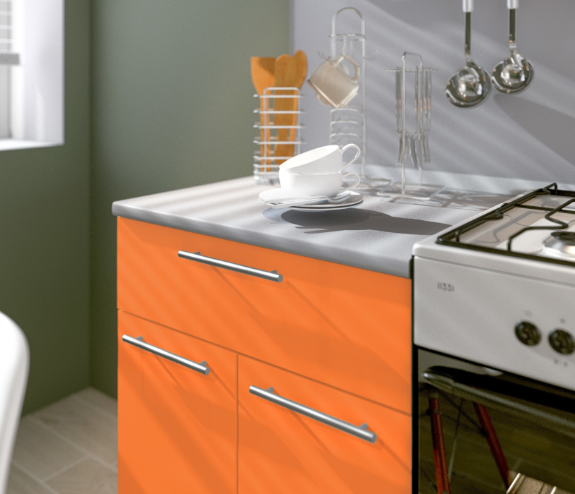 Кухонные гарнитуры, Анна Оранж L-1800