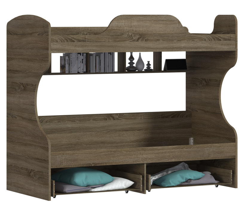 Для подростков, Илона (Прованс) СБ-2869 Кровать 2-х ярусная с лестницами