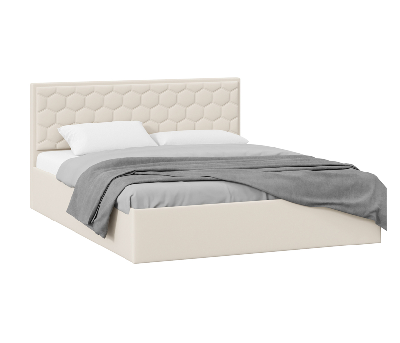 Кровати 160х200, Кровать Порто без ПМ, Велюр