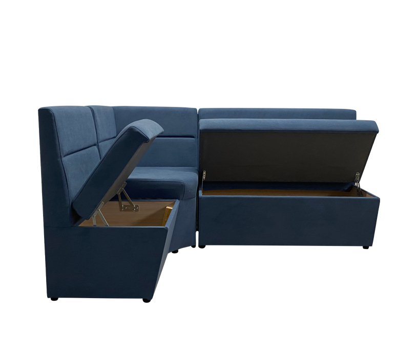 Кухонные уголки, Кухонный уголок Уют высокий сектор, велюр