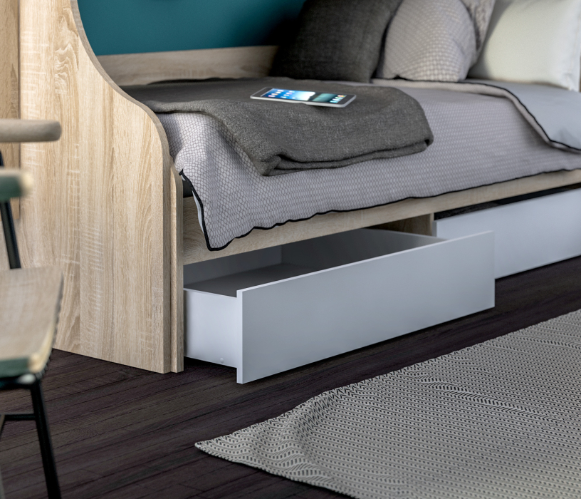 Для подростков, Кровать -чердак с кроватью