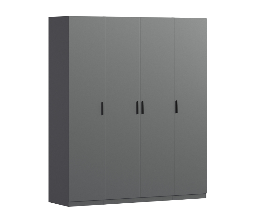 Для одежды, Шкаф четырехдверный Макс 2000 мм, вариант №2 (ЛДСП)