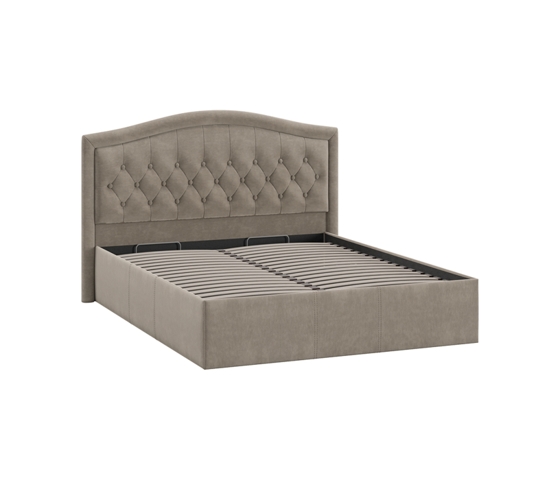 С подъемным механизмом, Кровать Адель тип 1 с ПМ, велюр