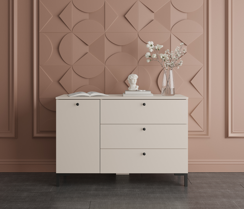 Комоды, Комод Тренд СБ-3446 3 ящика, 1 дверь