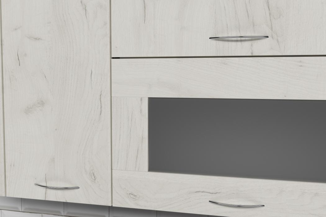 Кухонные гарнитуры, Кухонный гарнитур Лоретта макси 1,8 м Дуб грей ЛДСП