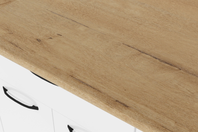 Кухня Жасмин стандарт 1,6 м Белый глянец ЛДСП