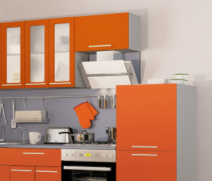 Анна Кухонный гарнитур Оранж