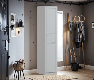 Шкаф однодверный Макс 500 мм, вариант №1 (ЛДСП/МДФ)