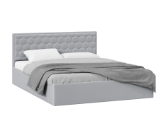 Кровати 160х200, Кровать Порто без ПМ, Велюр