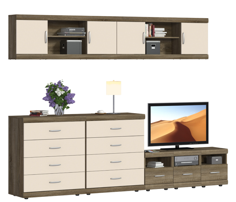 Стенки для гостиной, Монако Гостиная L-2800