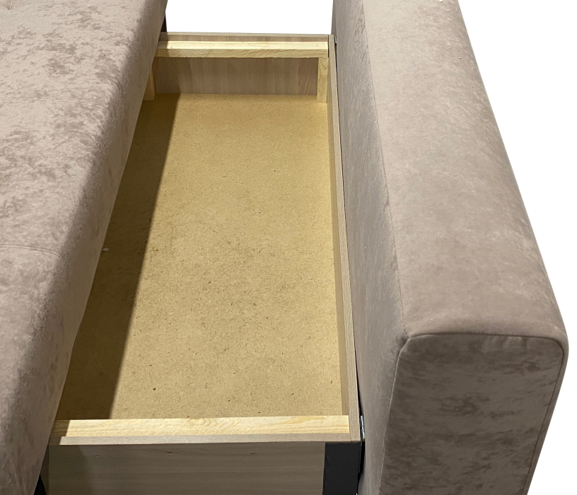 Диваны с ящиком для белья, Диван Комфорт-1 НПБ, велюр