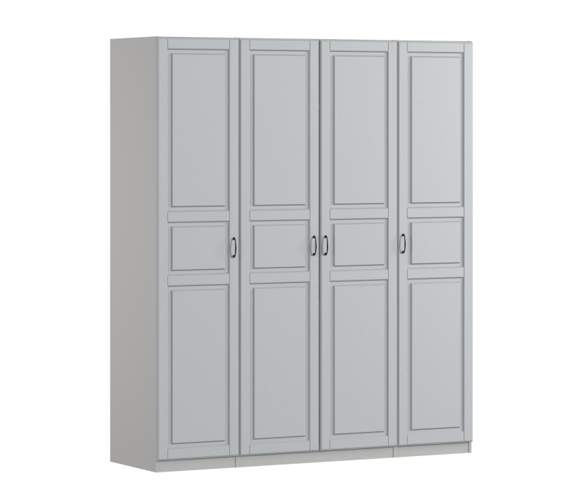 Для одежды, Шкаф четырехдверный Макс 2000 мм, вариант №4 (ЛДСП/МДФ)