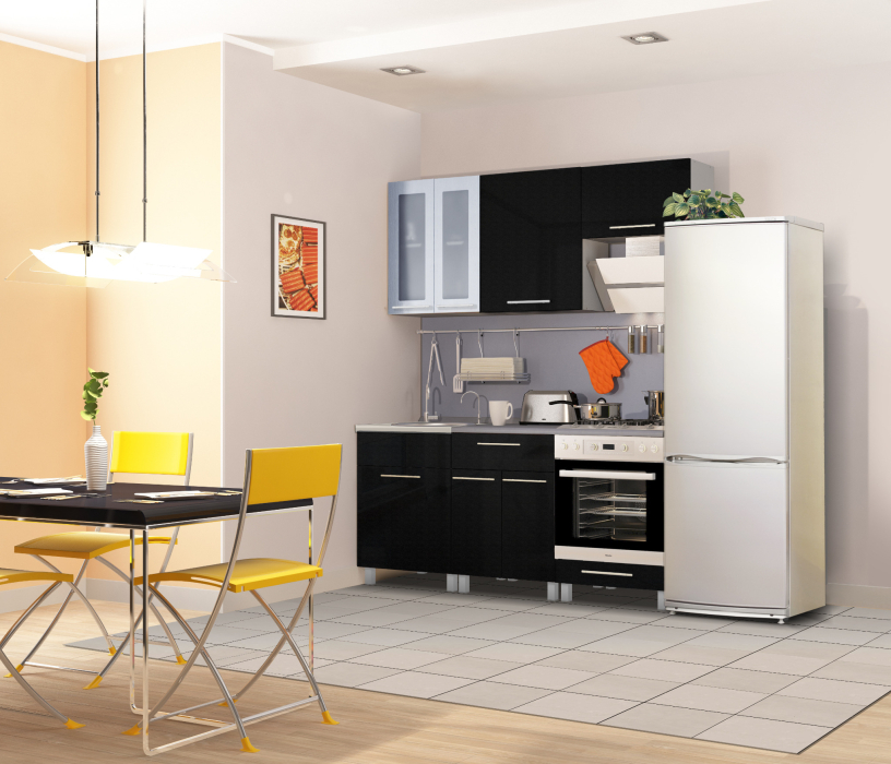 Лидеры продаж модульных кухонь, Анна Кухня 1800 Алюминий