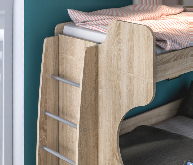 Для подростков, Кровать -чердак с кроватью