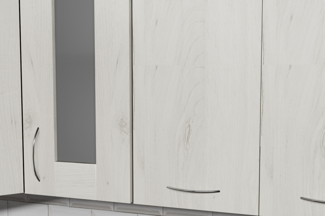 Кухонные гарнитуры, Кухонный гарнитур Лоретта оптима 1,5 х 1,8 м Дуб грей ЛДСП