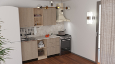 Кухонные гарнитуры, Кухонный гарнитур Надежда стандарт 5 1,6 м ЛДСП